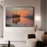 Orientalist 072 Canvas Art 18" x 24" / 45 x 60 cm / Black