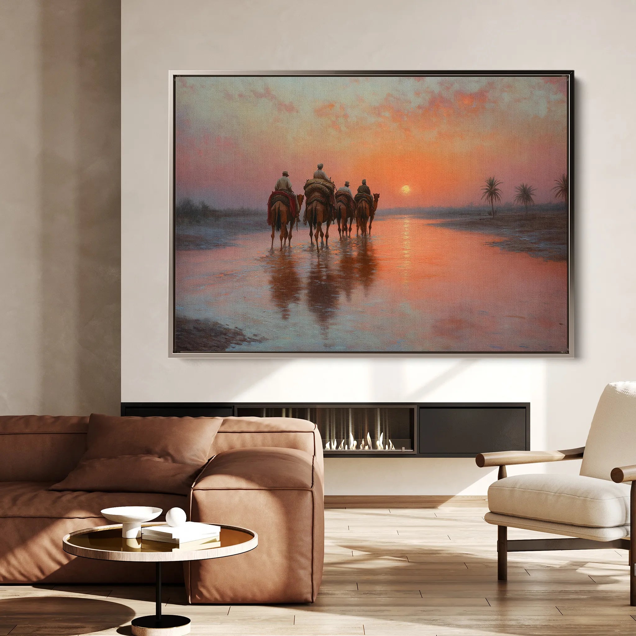 Orientalist 072 Canvas Art 18" x 24" / 45 x 60 cm / Black