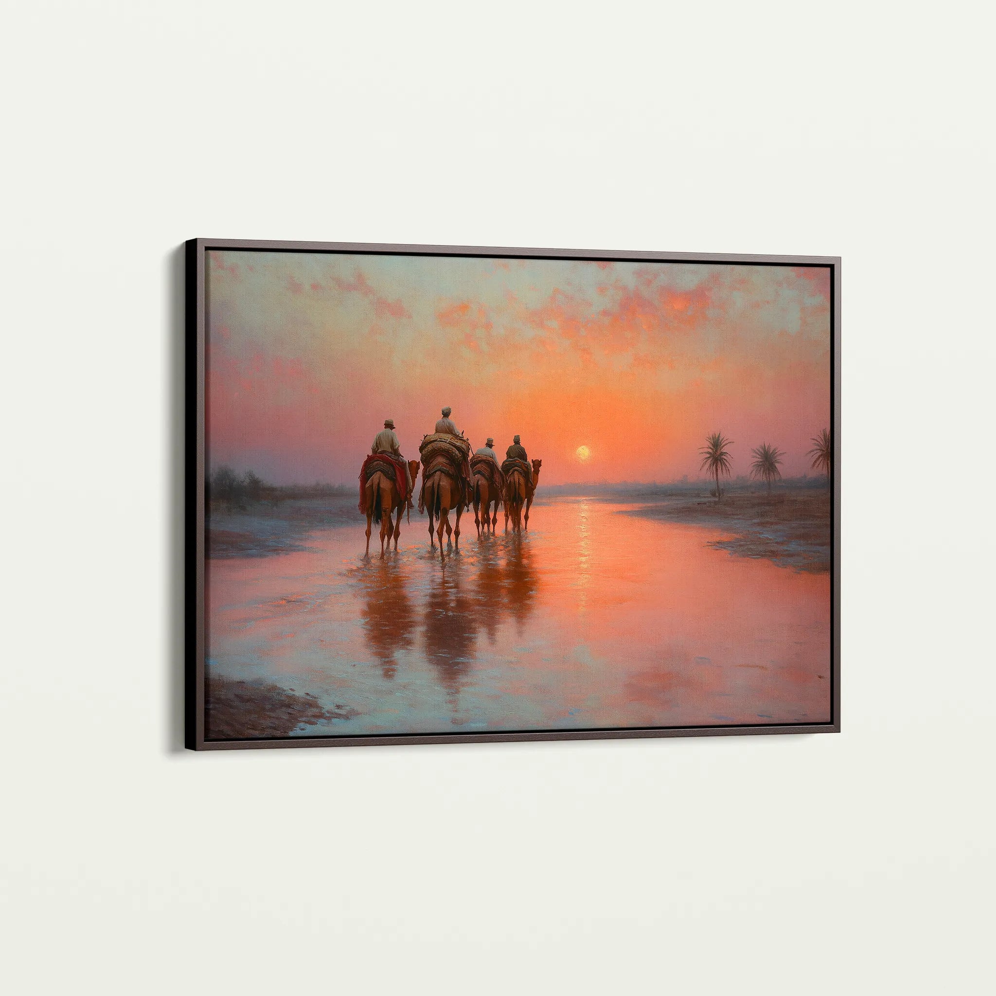 Orientalist 072 Canvas Art 18" x 24" / 45 x 60 cm / Black