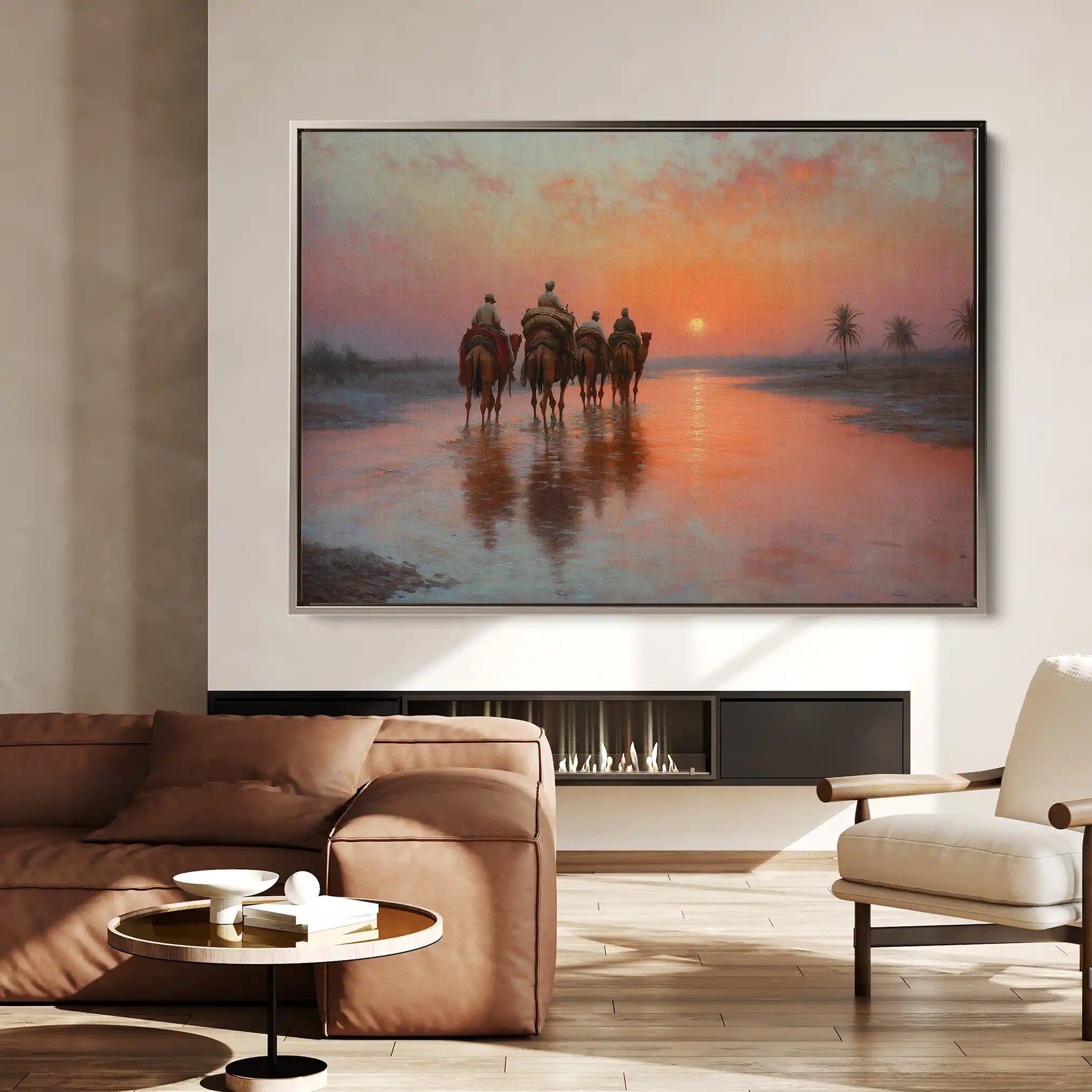 Orientalist 072 Canvas Art 60 x 40 cm / Black