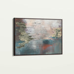 Abstract 073 Canvas Art 18" x 24" / 45 x 60 cm / Black