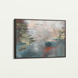 Abstract 073 Canvas Art 18" x 24" / 45 x 60 cm / Black
