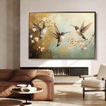 Animals 073 Canvas Art 18" x 24" / 45 x 60 cm / Black
