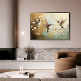 Animals 073 Canvas Art 18" x 24" / 45 x 60 cm / Black