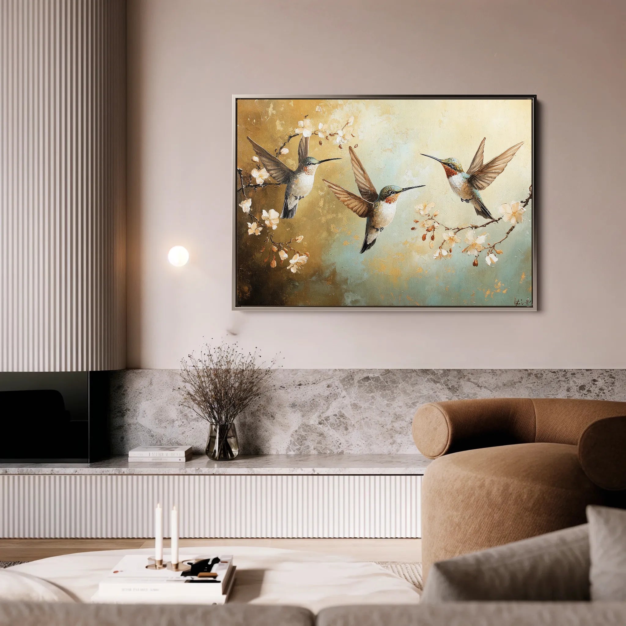 Animals 073 Canvas Art 18" x 24" / 45 x 60 cm / Black