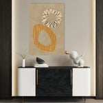 Boho 073 Canvas Art 18" x 24" / 45 x 60 cm / Black