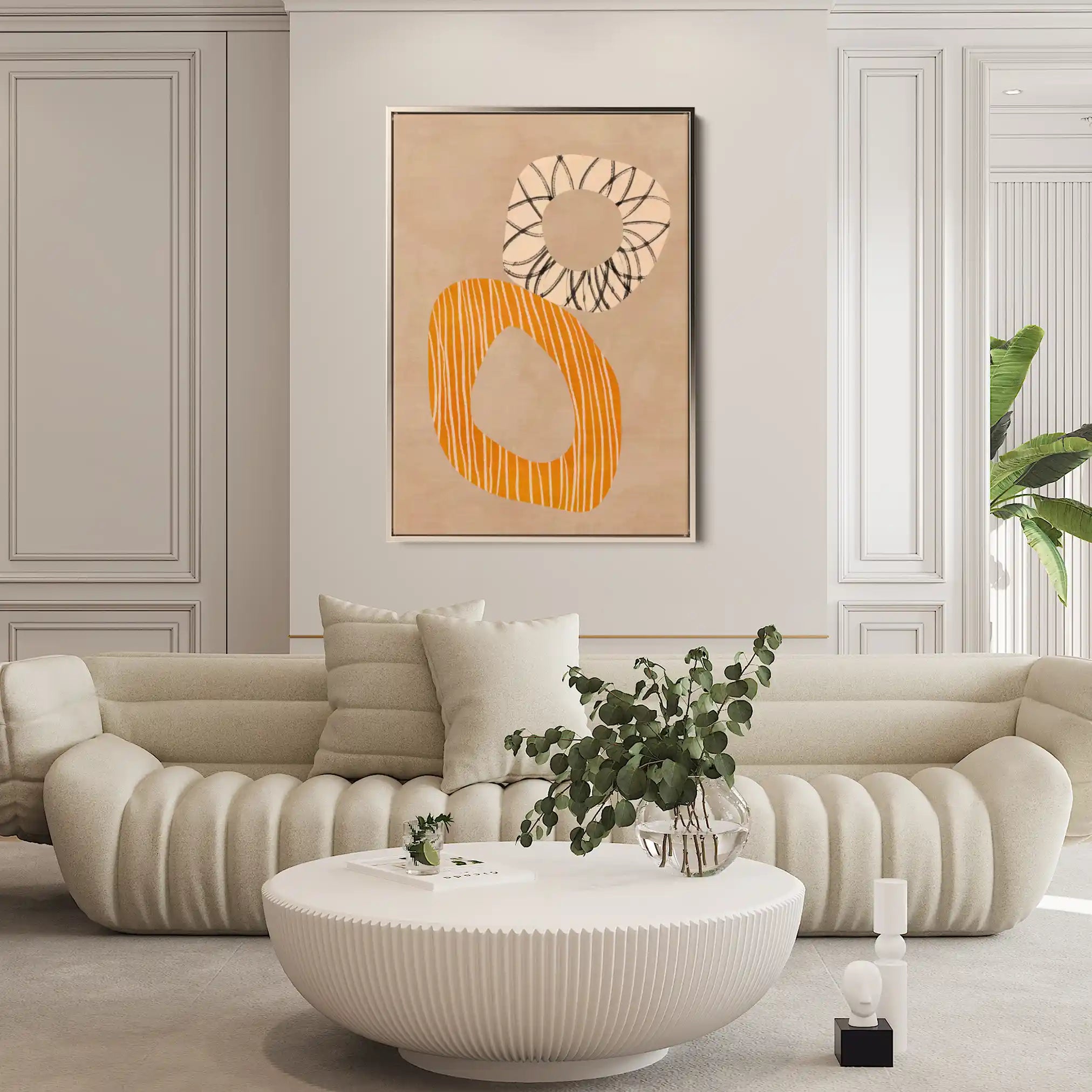 Boho 073 Canvas Art 60 x 40 cm / Black
