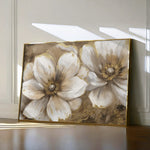 Floral 073 Canvas Art 18" x 24" / 45 x 60 cm / Black