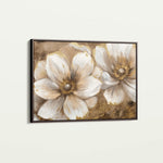 Floral 073 Canvas Art 18" x 24" / 45 x 60 cm / Black