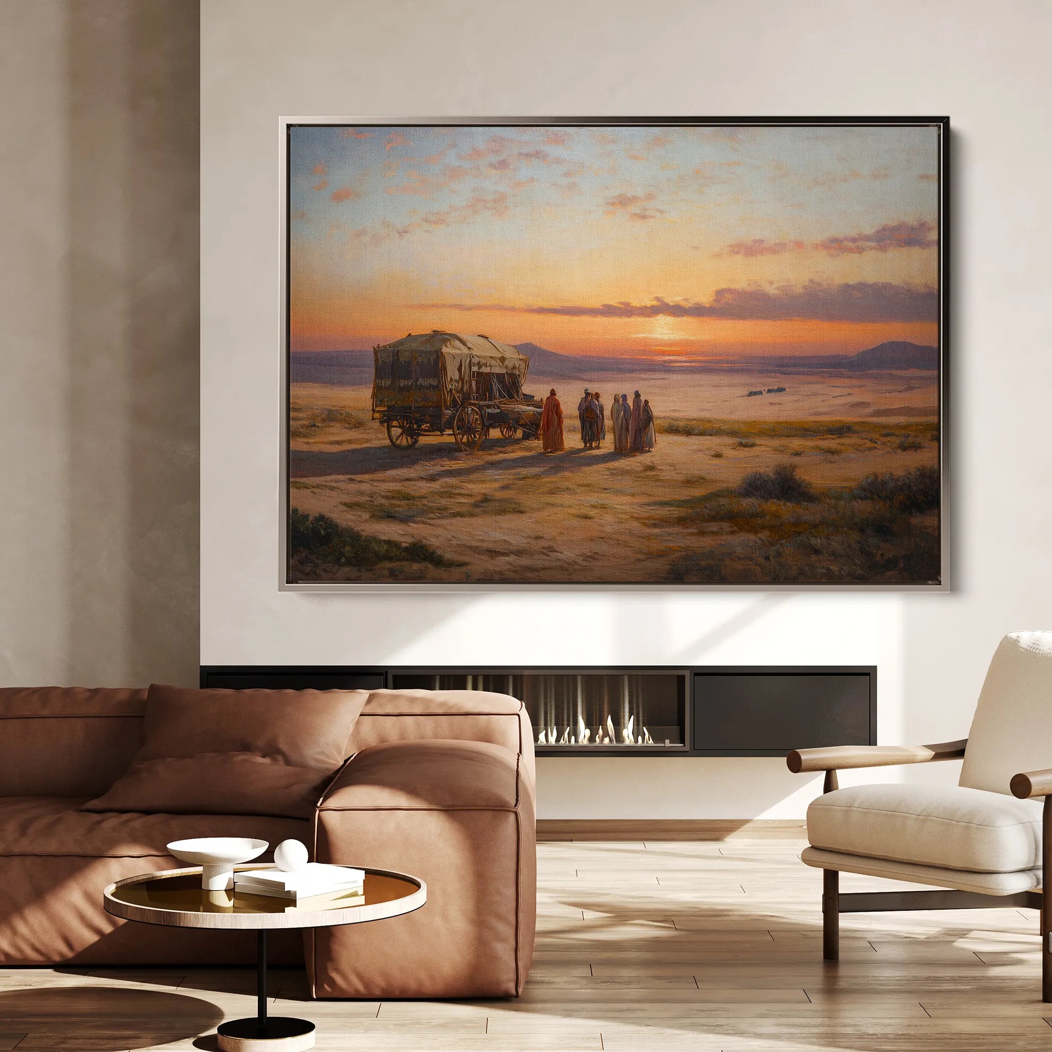 Orientalist 073 Canvas Art 18" x 24" / 45 x 60 cm / Black