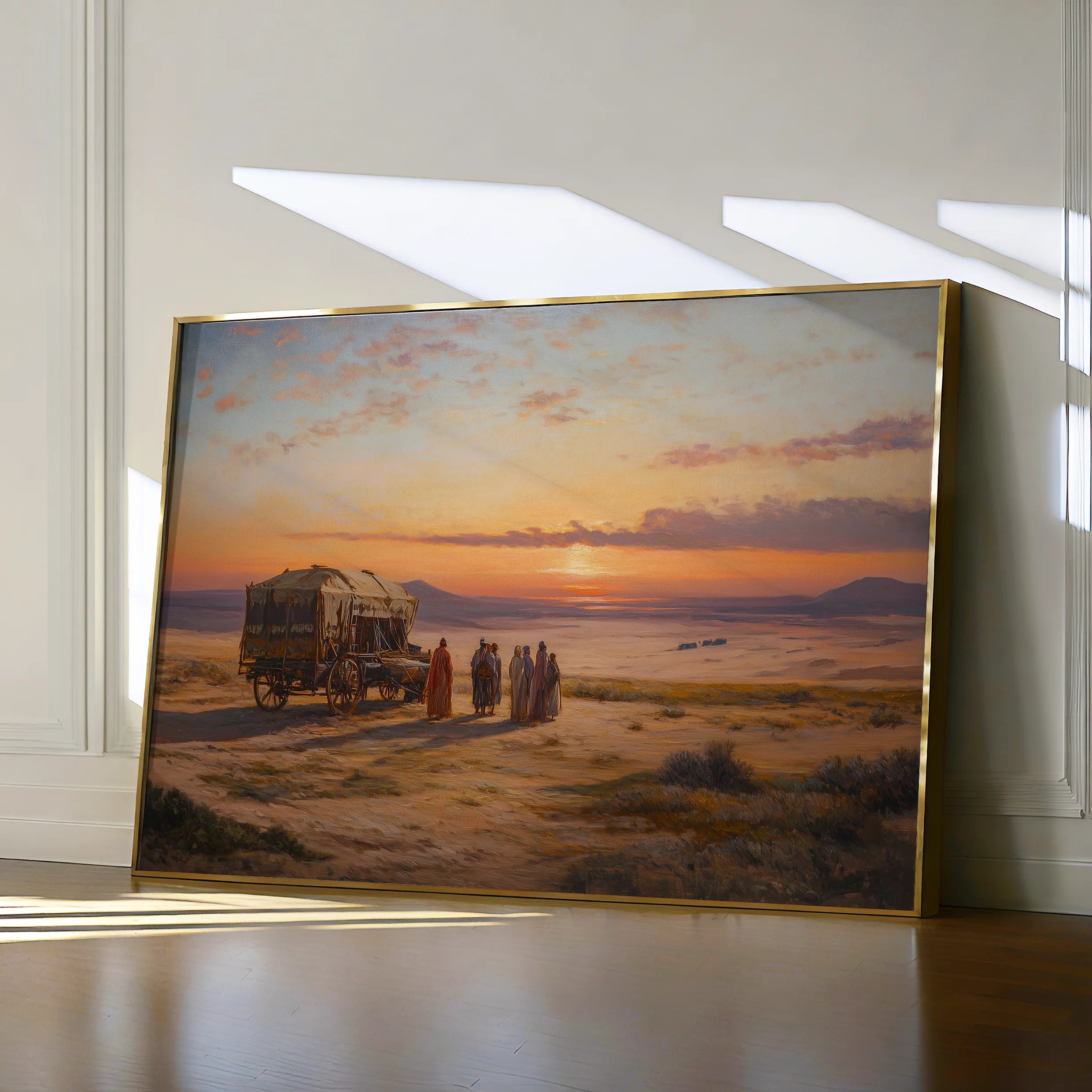 Orientalist 073 Canvas Art 18" x 24" / 45 x 60 cm / Black