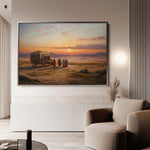Orientalist 073 Canvas Art 18" x 24" / 45 x 60 cm / Black