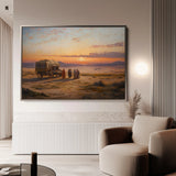 Orientalist 073 Canvas Art 18" x 24" / 45 x 60 cm / Black