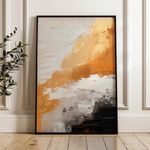 Abstract 074 Canvas Art 18" x 24" / 45 x 60 cm / Black