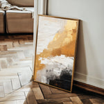 Abstract 074 Canvas Art 18" x 24" / 45 x 60 cm / Black