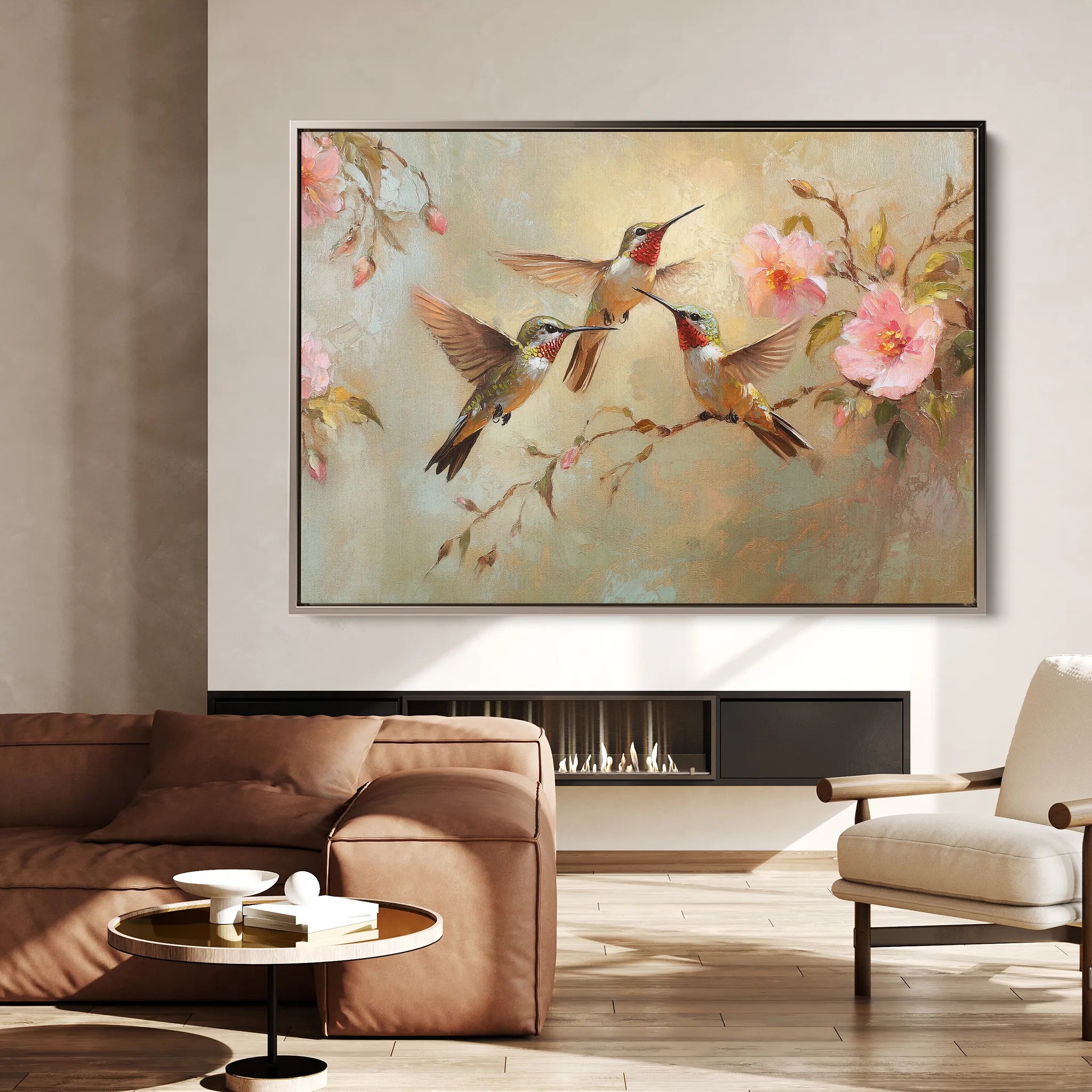 Animals 074 Canvas Art 18" x 24" / 45 x 60 cm / Black