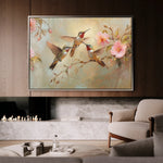 Animals 074 Canvas Art 18" x 24" / 45 x 60 cm / Black