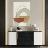 Boho 074 Canvas Art 18" x 24" / 45 x 60 cm / Black