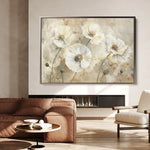 Floral 074 Canvas Art 18" x 24" / 45 x 60 cm / Black