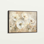 Floral 074 Canvas Art 18" x 24" / 45 x 60 cm / Black