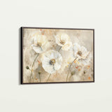 Floral 074 Canvas Art 18" x 24" / 45 x 60 cm / Black