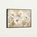 Floral 074 Canvas Art 60 x 40 cm / Black