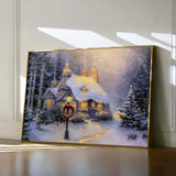 Landscape 074 Canvas Art 18" x 24" / 45 x 60 cm / Black