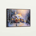 Landscape 074 Canvas Art 18" x 24" / 45 x 60 cm / Black