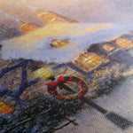 Landscape 074 Canvas Art 18" x 24" / 45 x 60 cm / Black