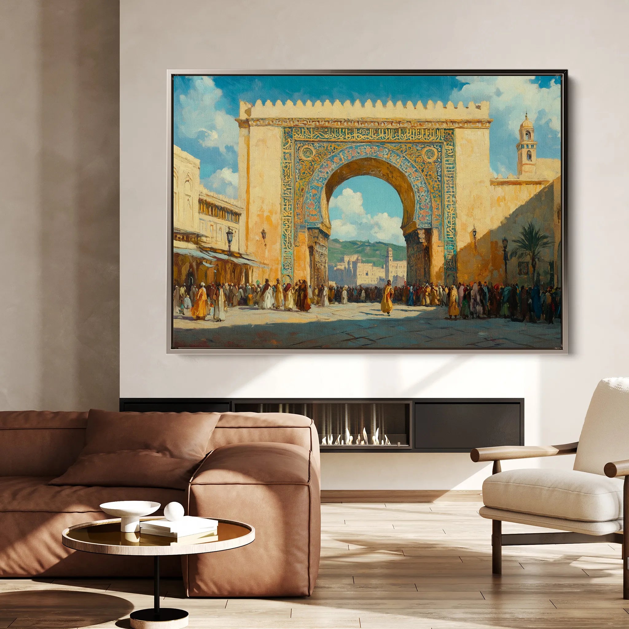 Orientalist 074 Canvas Art 18" x 24" / 45 x 60 cm / Black
