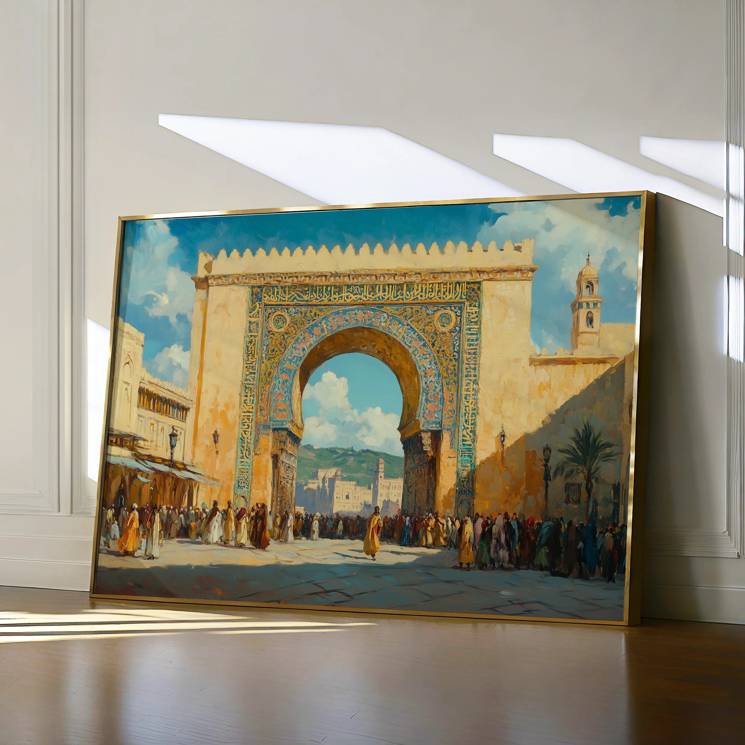 Orientalist 074 Canvas Art 18" x 24" / 45 x 60 cm / Black