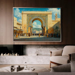 Orientalist 074 Canvas Art 18" x 24" / 45 x 60 cm / Black