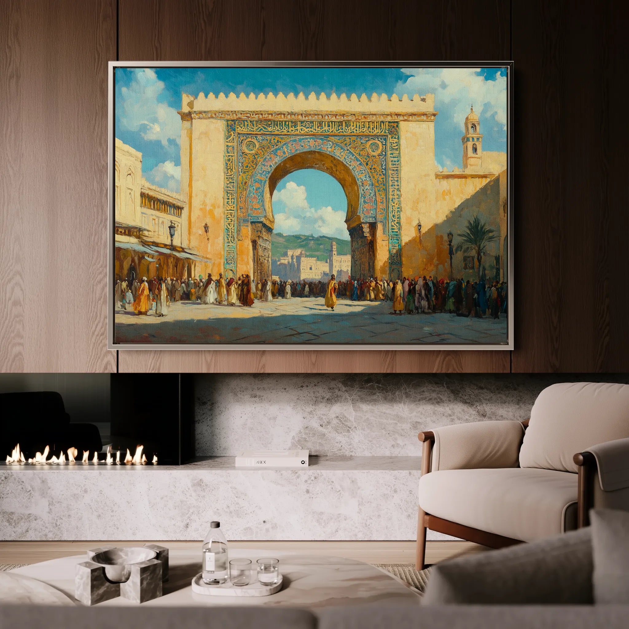 Orientalist 074 Canvas Art 18" x 24" / 45 x 60 cm / Black