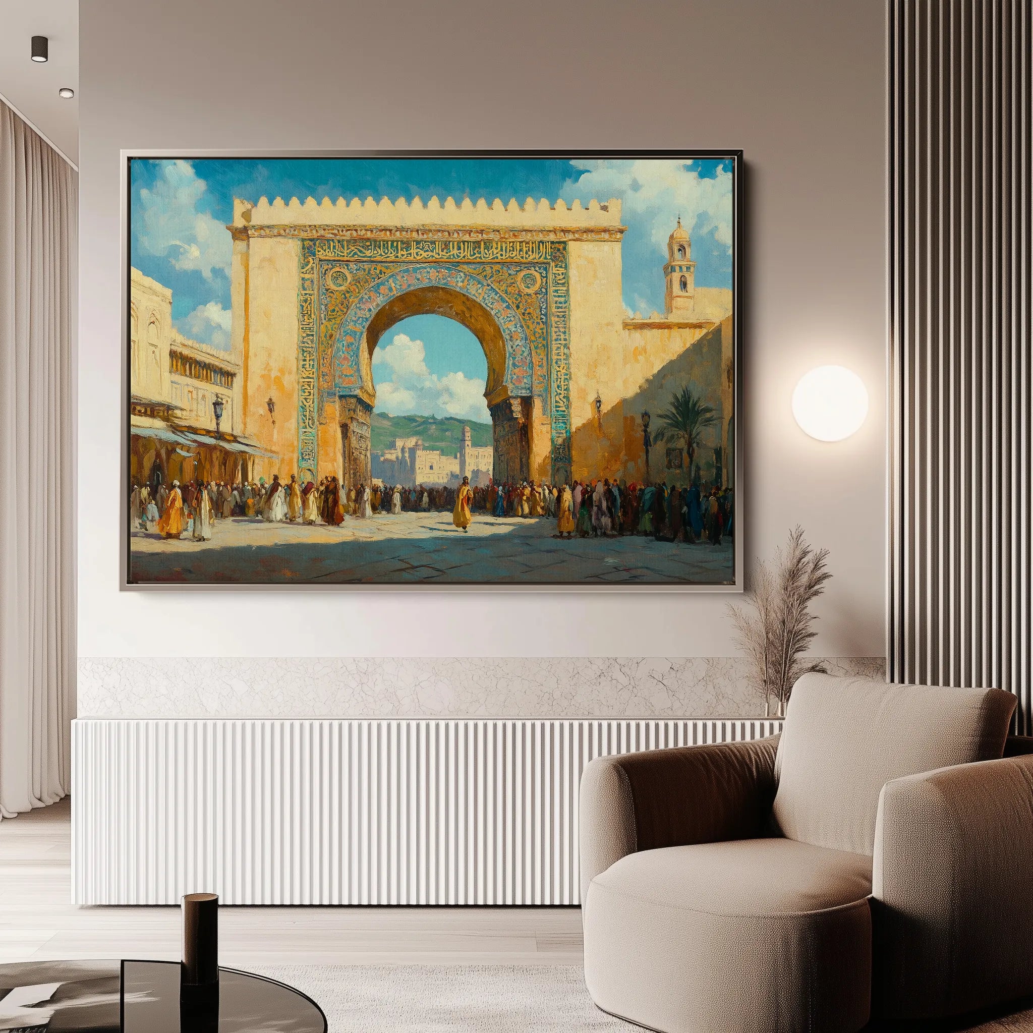 Orientalist 074 Canvas Art 18" x 24" / 45 x 60 cm / Black