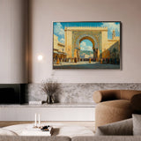 Orientalist 074 Canvas Art 18" x 24" / 45 x 60 cm / Black