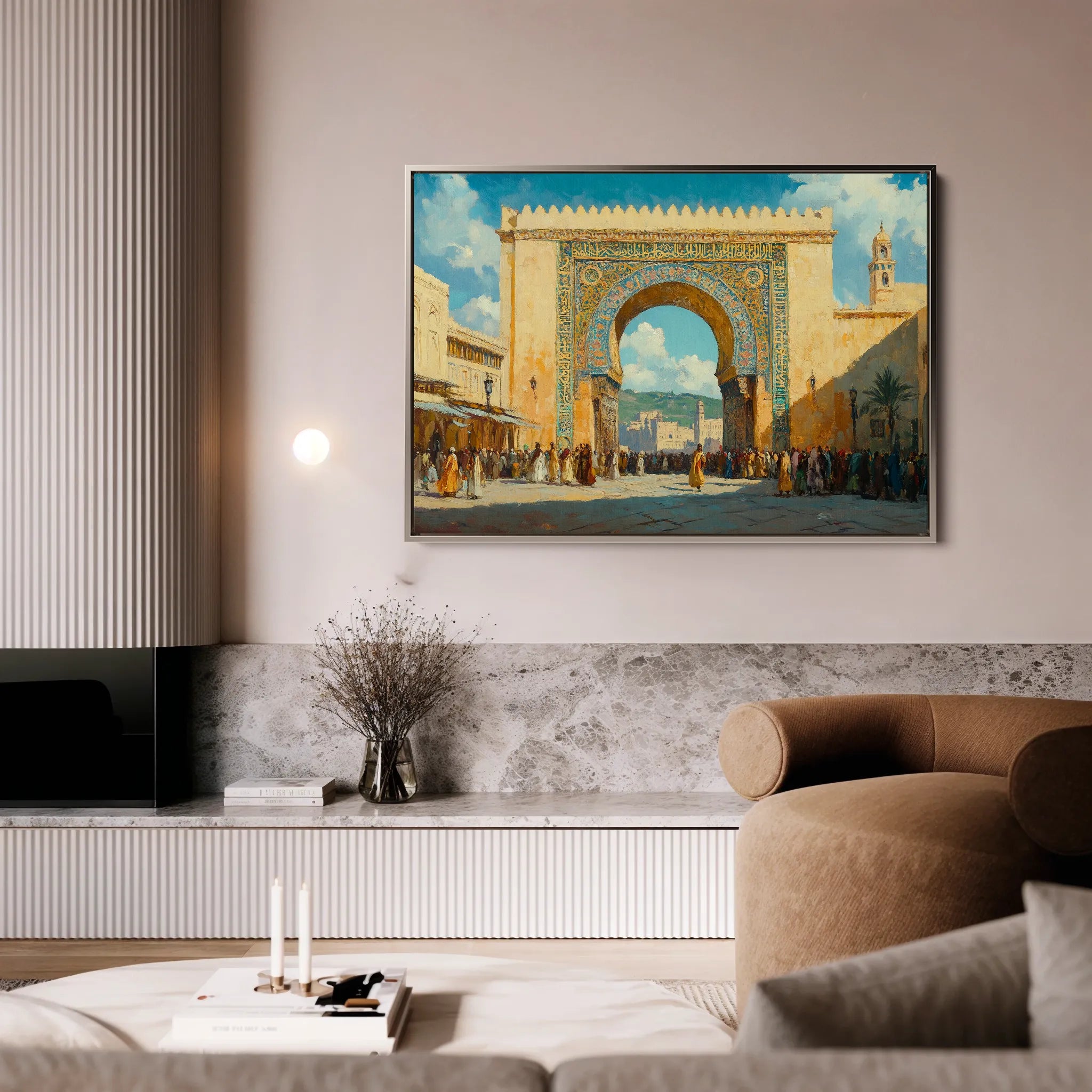 Orientalist 074 Canvas Art 18" x 24" / 45 x 60 cm / Black