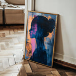 Portrait 074 Canvas Art 60 x 40 cm / Black