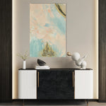 Abstract 075 Canvas Art 18" x 24" / 45 x 60 cm / Black