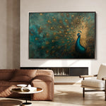 Animals 075 Canvas Art 18" x 24" / 45 x 60 cm / Black