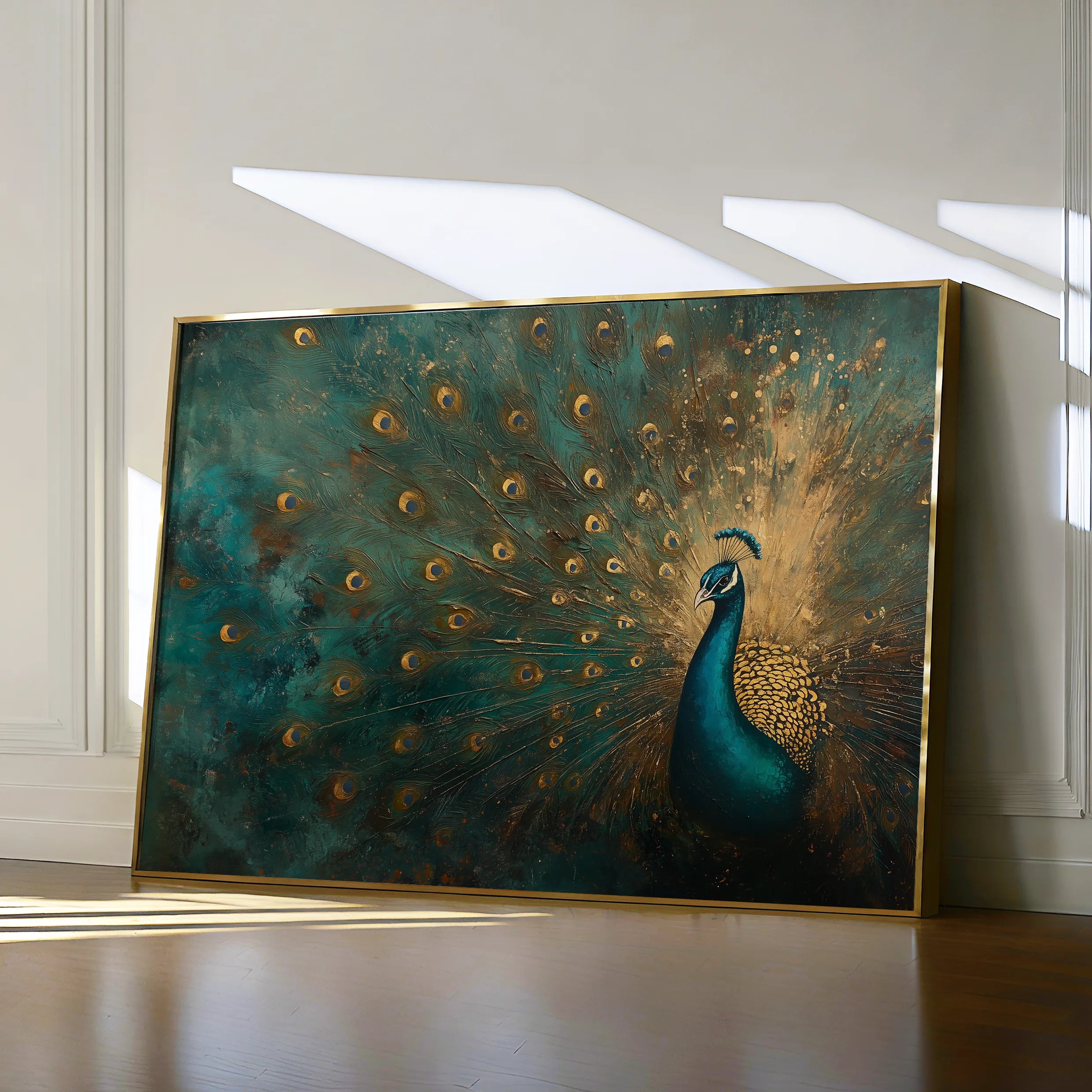 Animals 075 Canvas Art 18" x 24" / 45 x 60 cm / Black