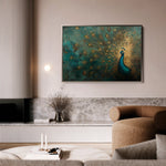 Animals 075 Canvas Art 18" x 24" / 45 x 60 cm / Black