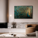 Animals 075 Canvas Art 18" x 24" / 45 x 60 cm / Black