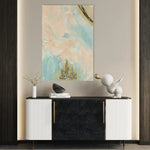 Abstract 075 Canvas Art 60 x 40 cm / Black