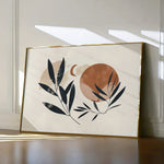 Boho 075 Canvas Art 18" x 24" / 45 x 60 cm / Black