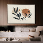 Boho 075 Canvas Art 18" x 24" / 45 x 60 cm / Black