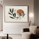 Boho 075 Canvas Art 18" x 24" / 45 x 60 cm / Black
