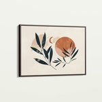 Boho 075 Canvas Art 18" x 24" / 45 x 60 cm / Black