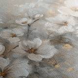 Floral 075 Canvas Art 18" x 24" / 45 x 60 cm / Black
