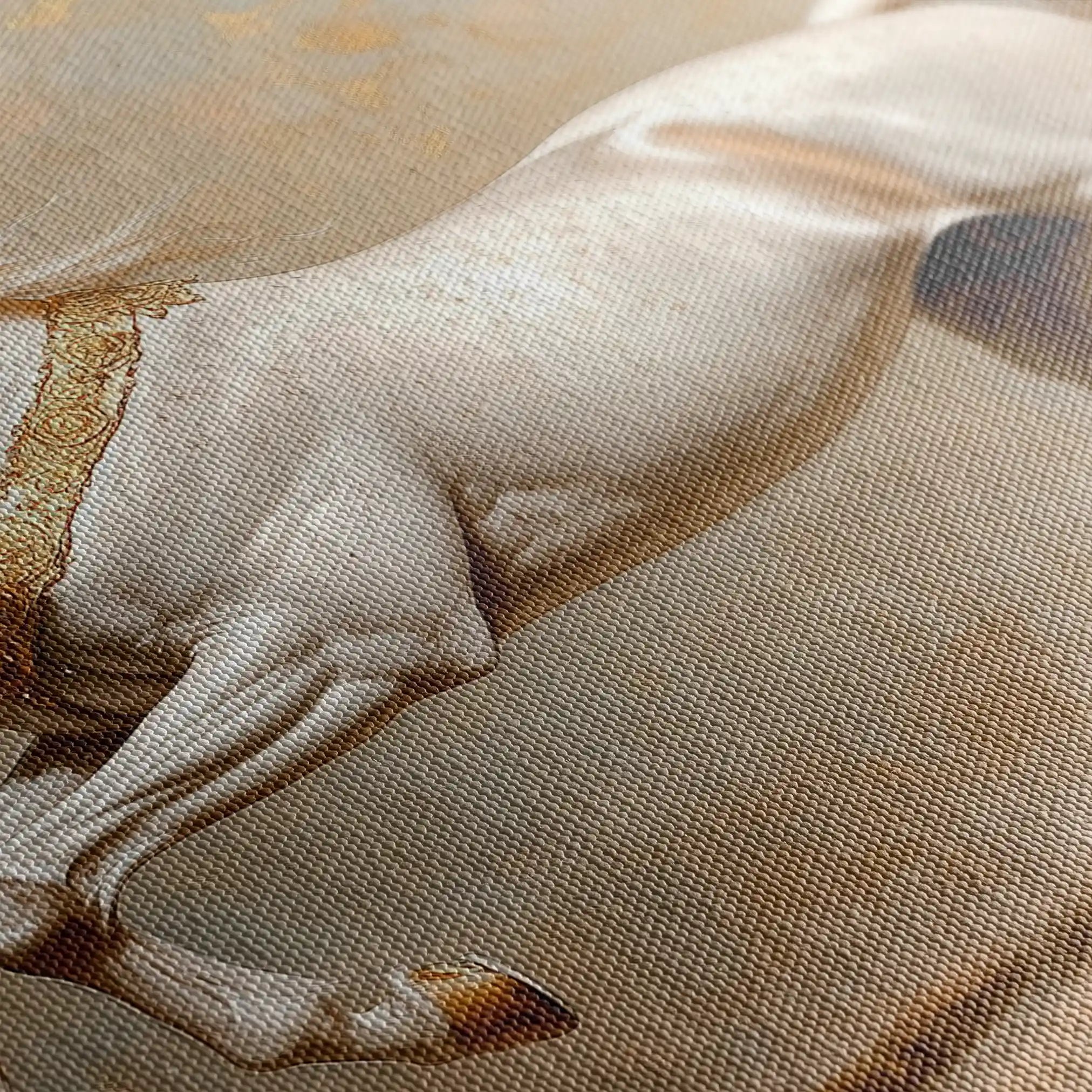 Horses 075 Canvas Art 60 x 40 cm / Black