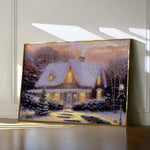 Landscape 075 Canvas Art 18" x 24" / 45 x 60 cm / Black